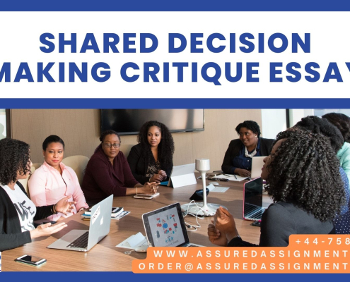 SHARED DECISION-MAKING CRITIQUE ESSAY